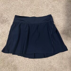 SPANX Dark Blue Circle Skirt